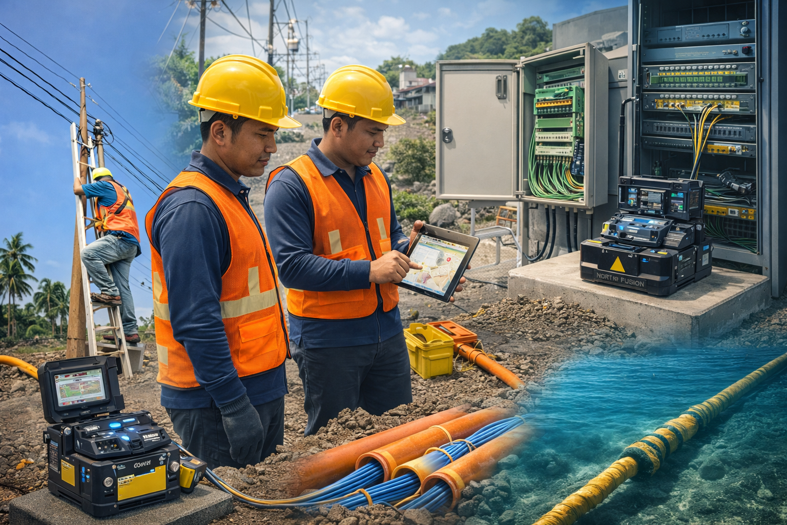 Instalasi Fiber Optik